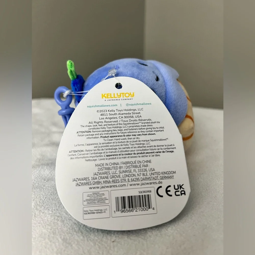 Jova Plush Clip-On Blueberry Muffin Squishmallows